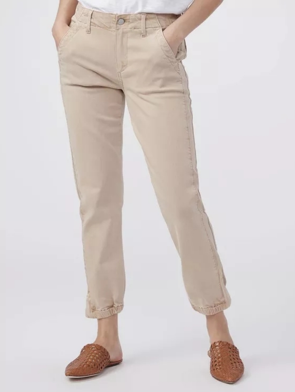 Paige Mayslie Jogger in neutral beige 🤍
